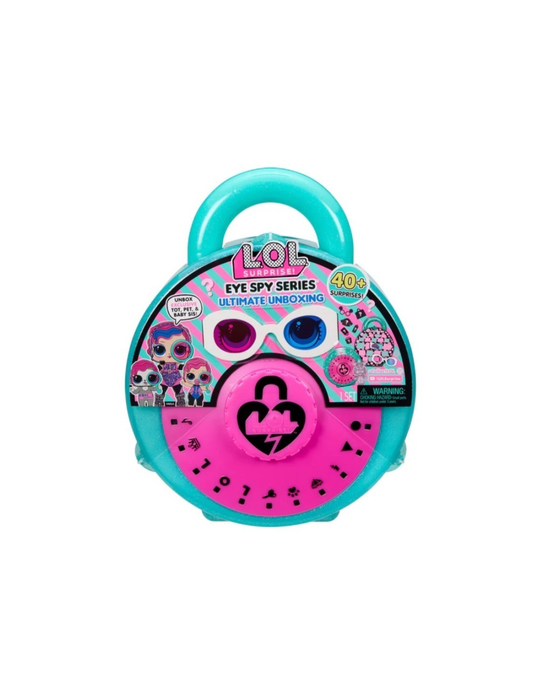 LOL SURPRISE EYE SPY ULTIMATE UNBOXING, 3 BAMBOLE ESCLUSIVE, CONFEZIONE CON LUCCCHETTO GIGANTE, 40+ SORPRESE DA SCOPRIRE