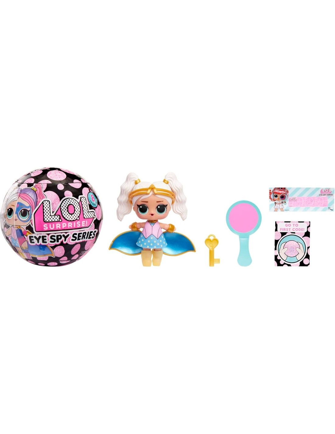 LOL SURPRISE  EYE SPY SFERA SORPRESA CON BAMBOLA ED ACCESSORI