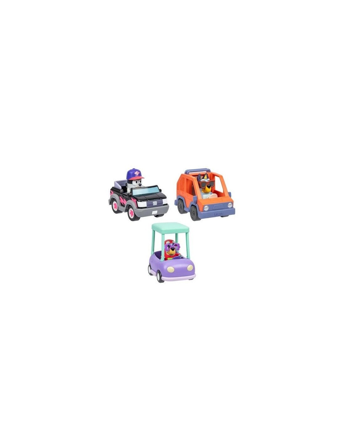 BLUEY MINI VEICOLO CON PERSONAGGIO ASSORTITO