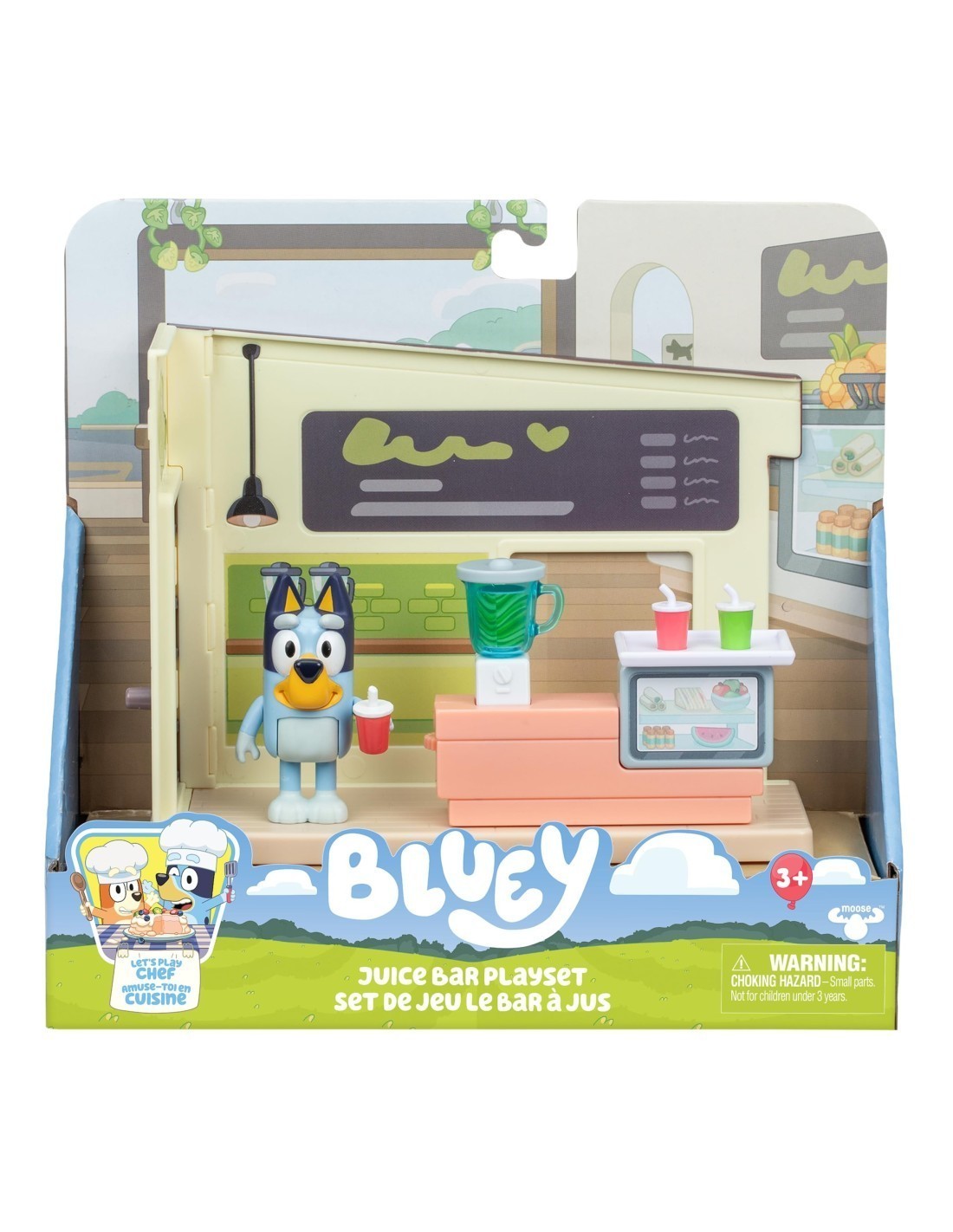 BLUEY  PLAYSET MINI-BAR, , GIOCO BAR FRUTTA PER BAMBINI