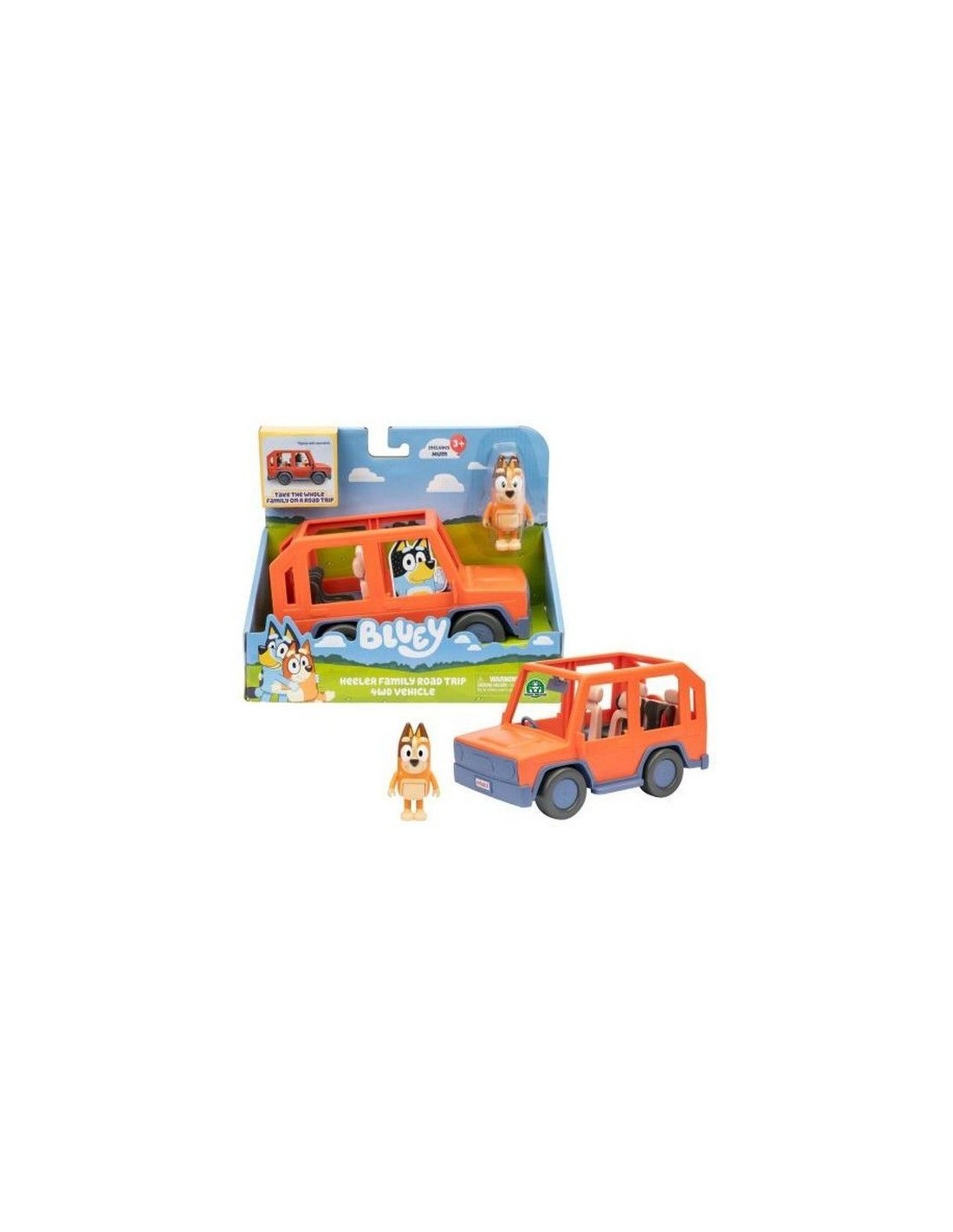 BLUEY VEICOLO 4X4 CON PERSONAGGIO