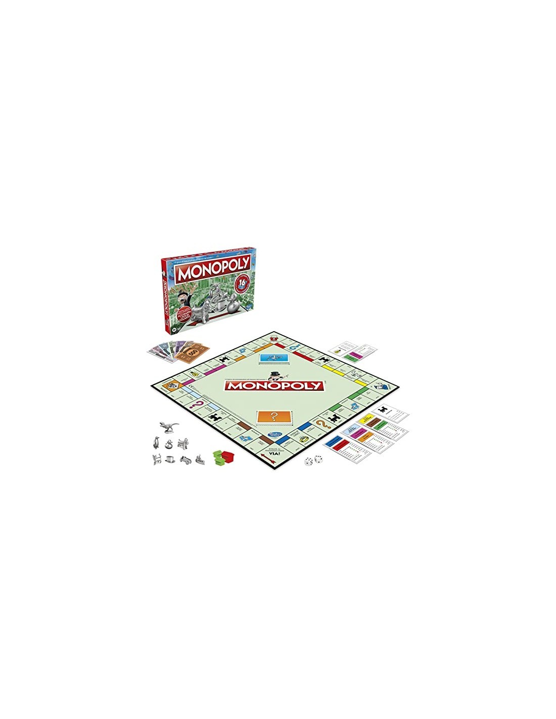 GIOCO MONOPOLY CLASSIC C1009103 HASBRO su TreG Ingrosso