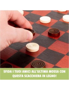 SCACCHI & DAMA 6036101 LEGNO su TreG Ingrosso