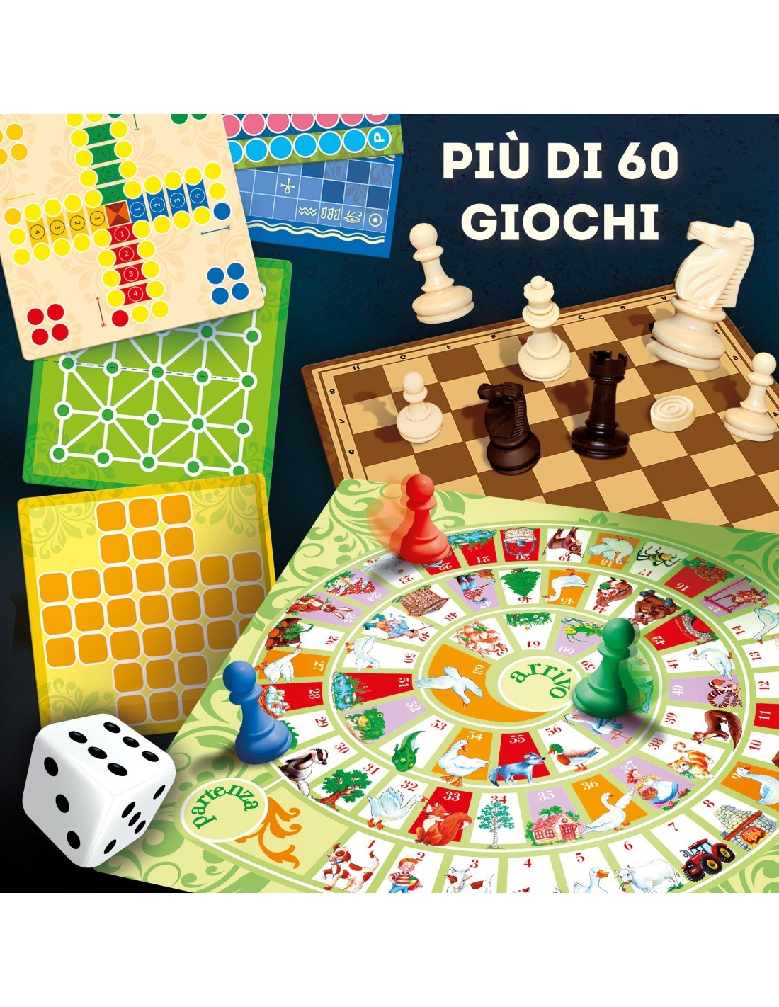GIOCO 57023 60 GIOCHI RIUNITI su TreG Ingrosso
