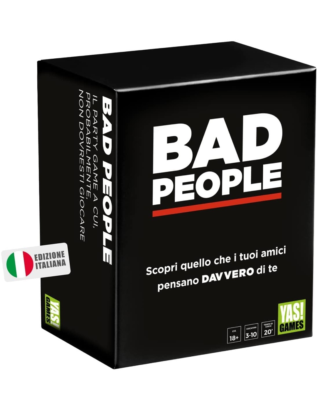 Rocco Giocattoli Bad People, gioco da tavolo per adulti, serate tra amici, gioco divertente, giochi di società 18+