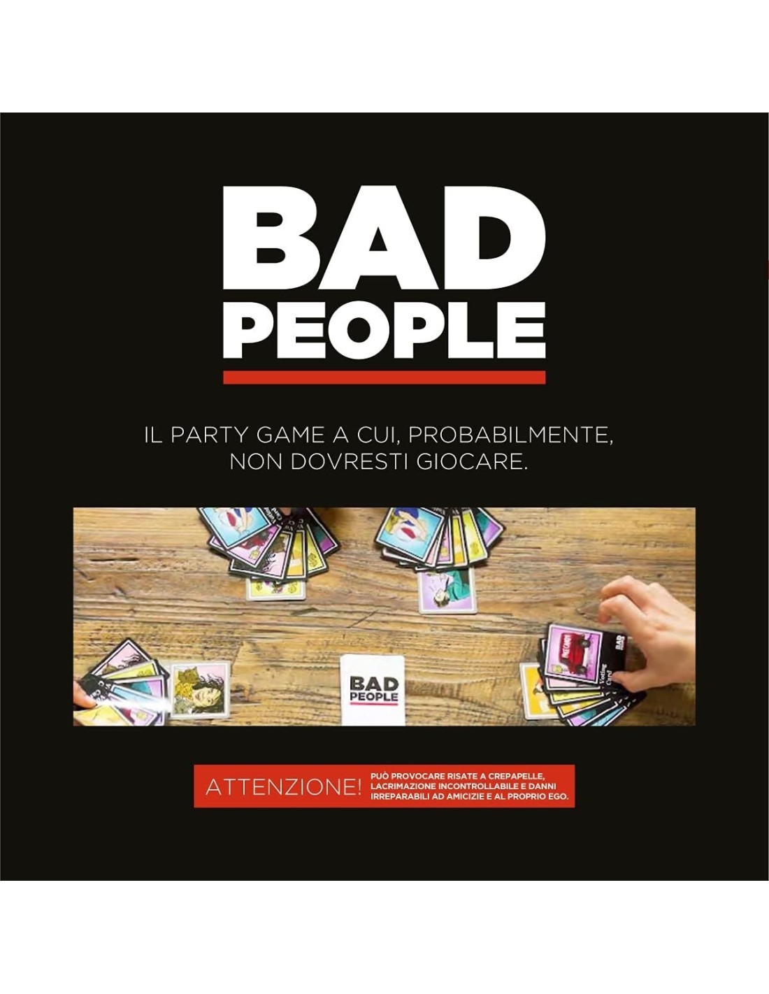 Rocco Giocattoli Bad People, gioco da tavolo per adulti, serate tra amici, gioco divertente, giochi di società 18+