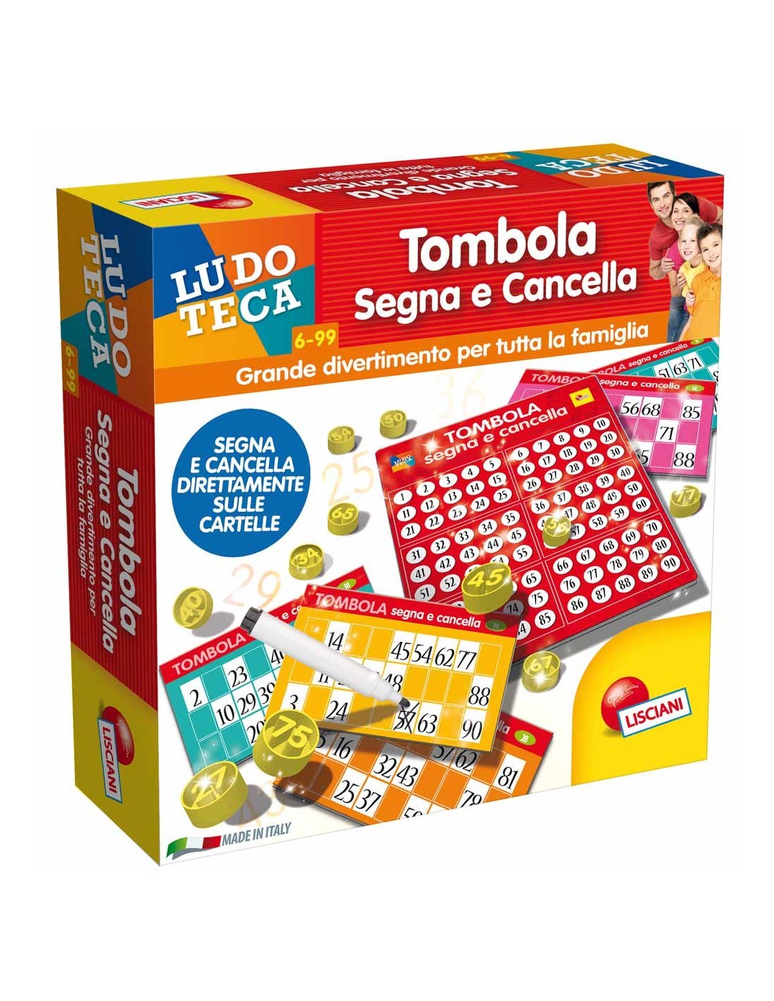 LUDOTECA TOMBOLA SEGNA E CANCELLA 56996 LISCIANI su TreG Ingrosso