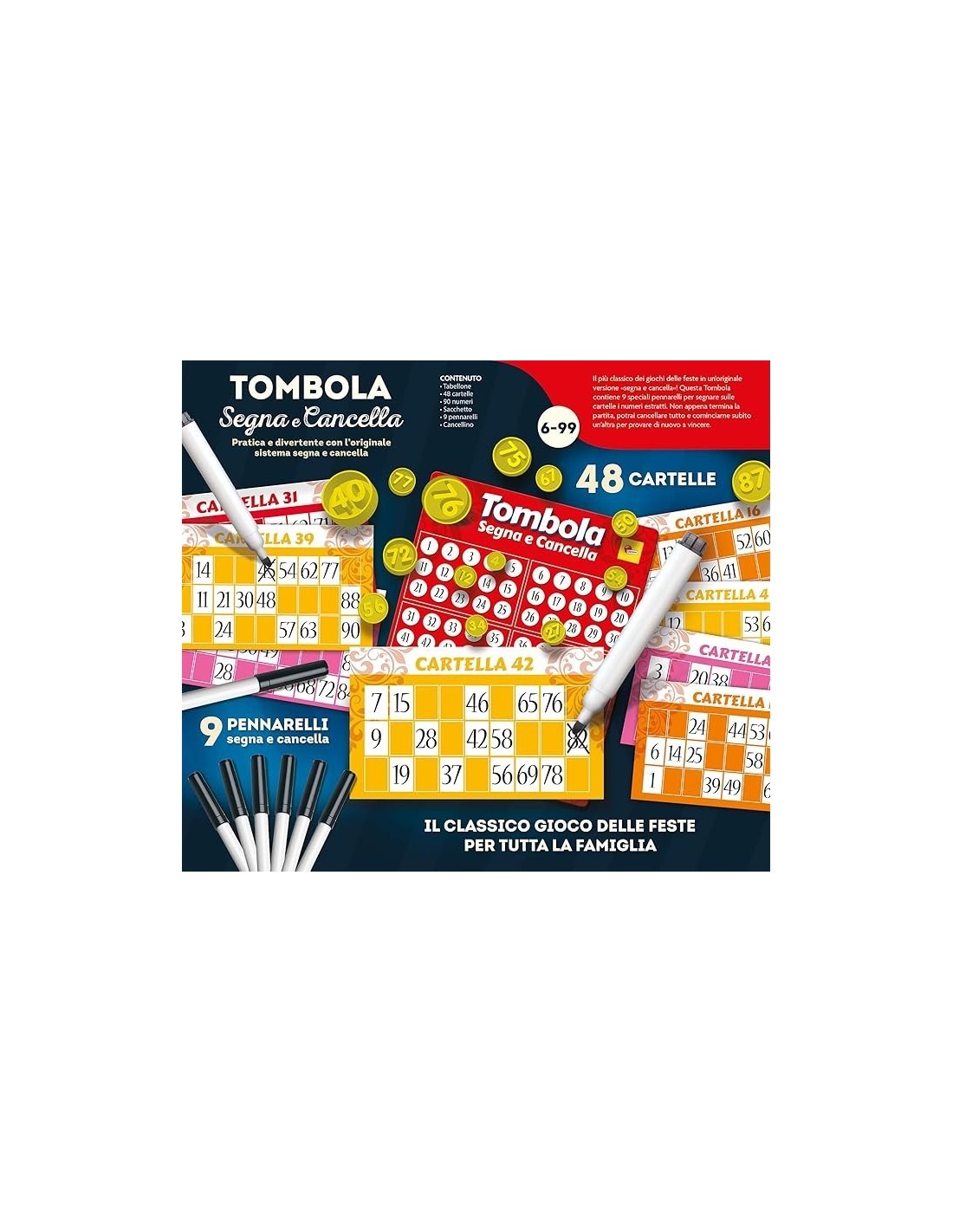 LUDOTECA TOMBOLA SEGNA E CANCELLA 56996 LISCIANI su TreG Ingrosso