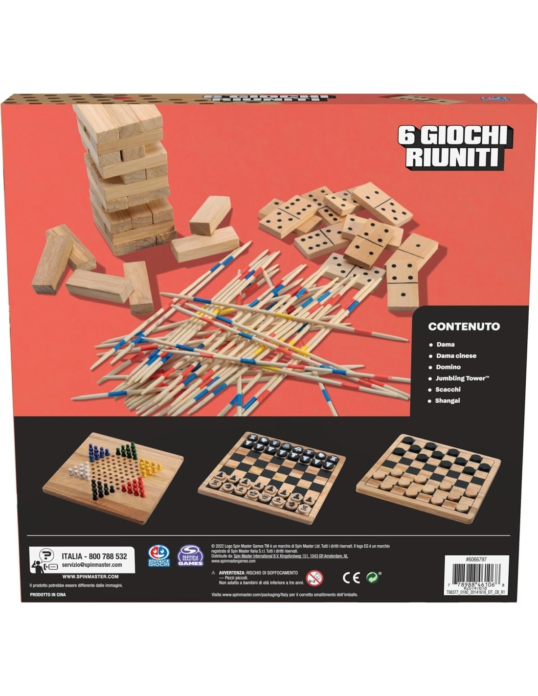 GIOCO 6066797 6 GIOCHI RIUNITI su TreG Ingrosso