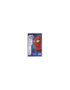 4D Puzzle Marvel Spider-Man, Kit Modellismo 3D da 82 Pezzi con Supporto, Decorazione da Tavolo Spider-Man, 12+ Anni