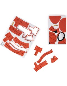 4D Puzzle Marvel Spider-Man, Kit Modellismo 3D da 82 Pezzi con Supporto, Decorazione da Tavolo Spider-Man, 12+ Anni