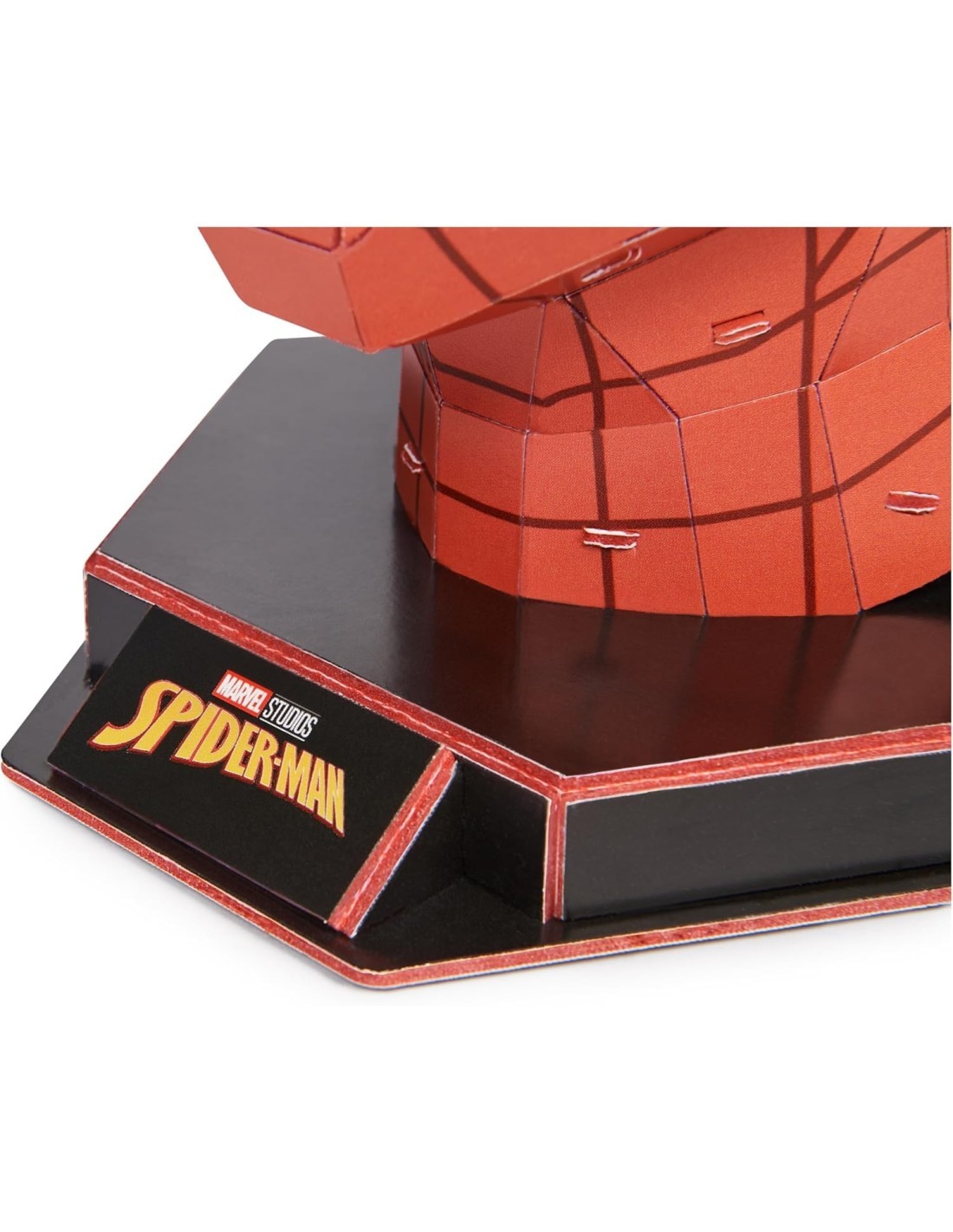 4D Puzzle Marvel Spider-Man, Kit Modellismo 3D da 82 Pezzi con Supporto, Decorazione da Tavolo Spider-Man, 12+ Anni