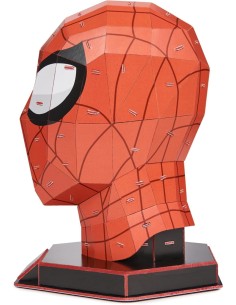 4D Puzzle Marvel Spider-Man, Kit Modellismo 3D da 82 Pezzi con Supporto, Decorazione da Tavolo Spider-Man, 12+ Anni