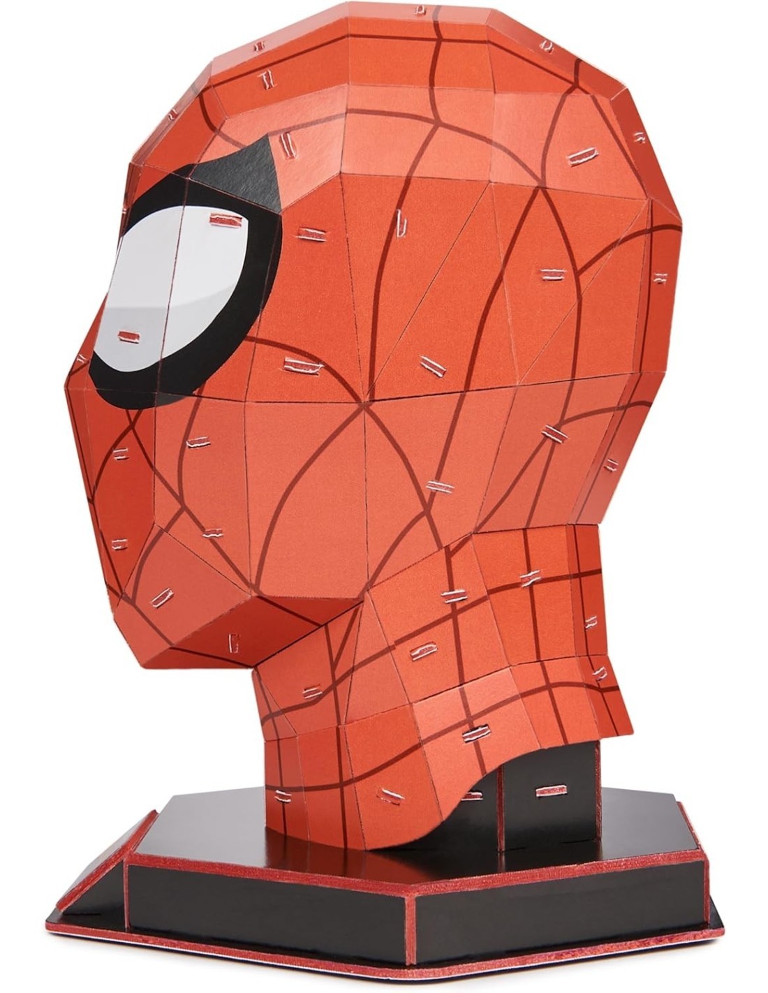 4D Puzzle Marvel Spider-Man, Kit Modellismo 3D da 82 Pezzi con Supporto, Decorazione da Tavolo Spider-Man, 12+ Anni