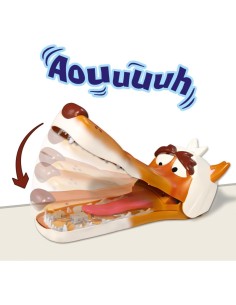 Rocco Giocattoli - Dante Lupo Dolorante, Gioco Interattivo, Aiuta il Lupo con Mal di Denti, Gioco per Bambini dai 4 Anni