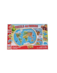 PUZZLE MONDO 11166 LEGNO 36 PEZZI
