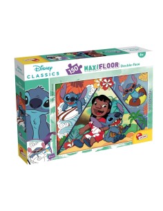 STITCH MAXIPUZZLE 150 PZ, LISCIANI, PUZZLE BAMBINI, DISNEY, LILO & STITCH