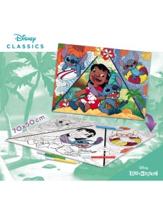 STITCH MAXIPUZZLE 150 PZ, LISCIANI, PUZZLE BAMBINI, DISNEY, LILO & STITCH 2