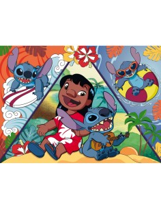 STITCH MAXIPUZZLE 150 PZ, LISCIANI, PUZZLE BAMBINI, DISNEY, LILO & STITCH