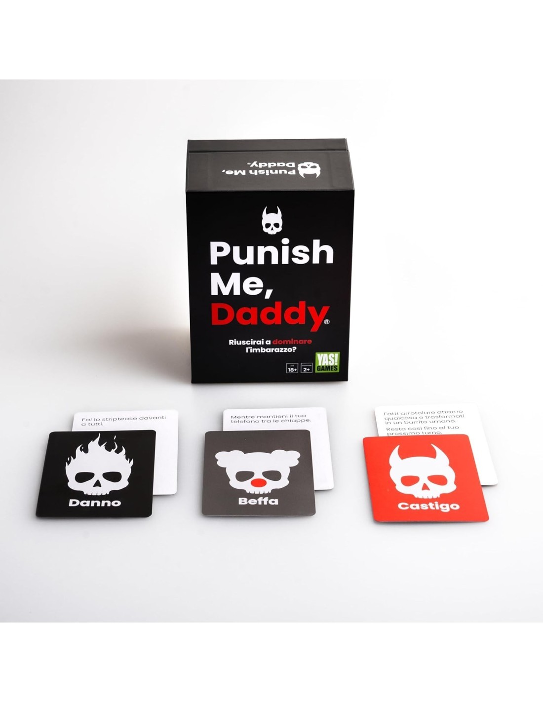 Rocco Giocattoli Punish Me, Daddy, Gioco da Tavolo, Sfide Divertenti, Gioco di Gruppo, 18+