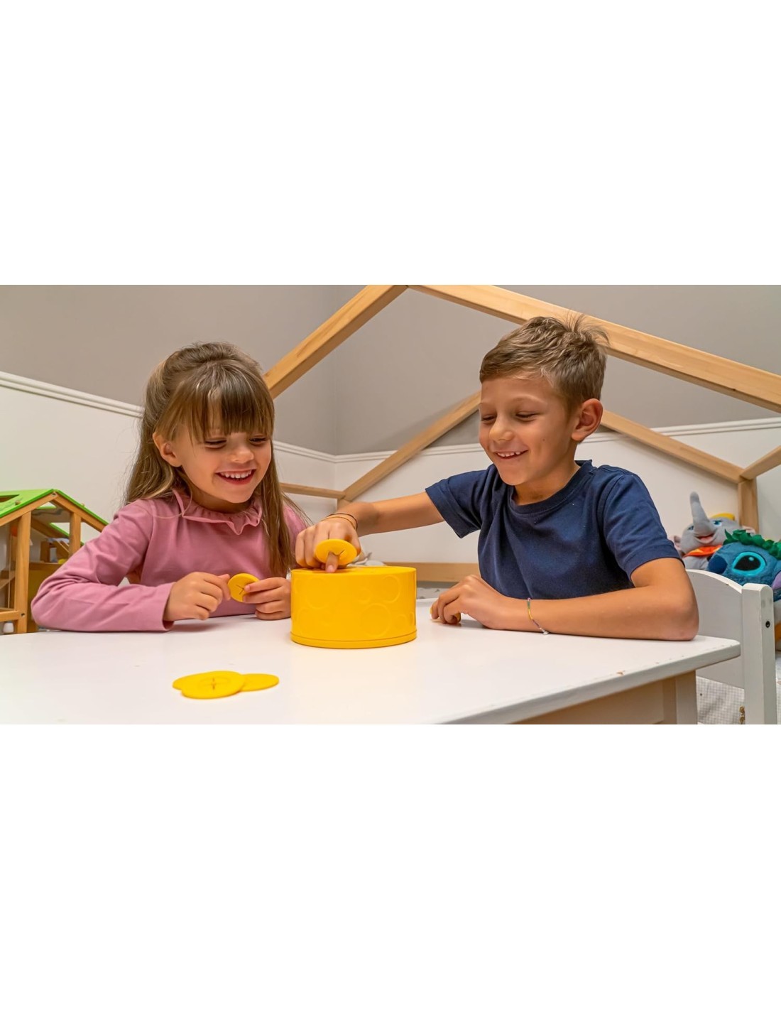 Rocco Giocattoli Peperito Topino Mangiadito, gioco da tavolo per bambini, gioco divertente per bimbi