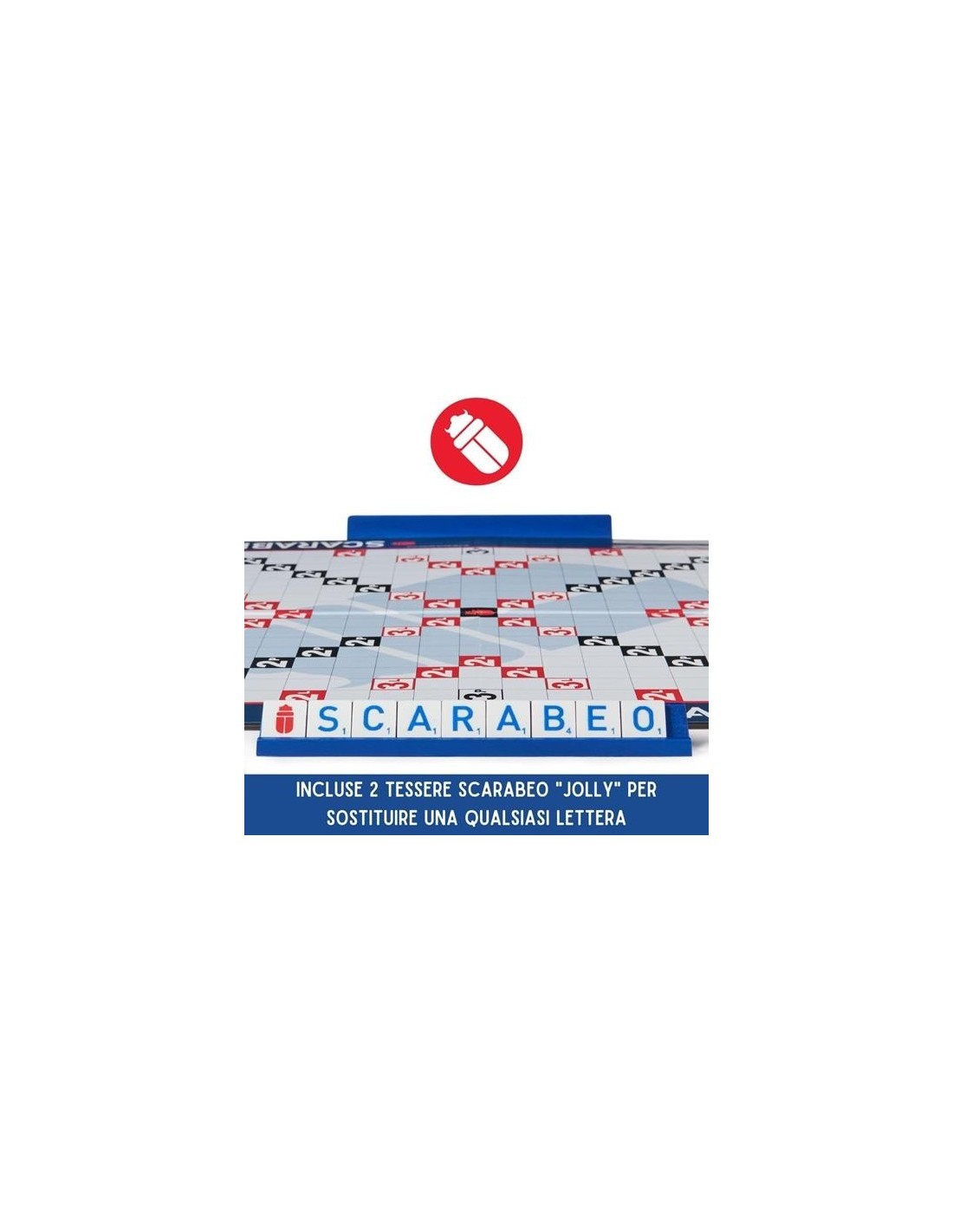 Scarabeo Classico Edizione 2023 Gioco da Tavolo di Parole Spin Master Editrice Giochi 8+