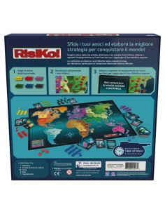 Editrice Giochi Risiko, Giochi da Tavolo di Strategia, Edizione 2023, per 3-6 Giocatori, Adatto per Famiglia e Amici, 10+ Anni