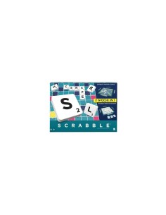 MATTEL GAMES, SCRABBLE, GIOCO DA TAVOLO PAROLE, DOPPIO TABELLONE, 8+ ANNI