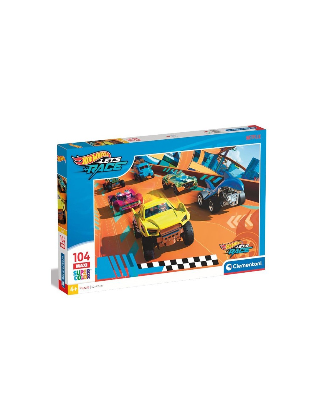 HOTWHEELS 25762 MAXIPUZZLE 104PZ
