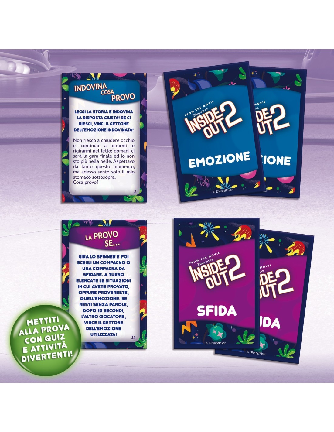 INSIDE OUT 2 IL GIOCO DELLE EMOZIONI, GIOCO DA TAVOLO BAMBINI