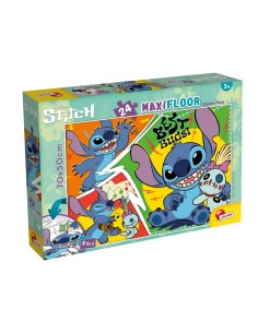STITCH MAXIPUZZLE 24 PZ, LISCIANI, PUZZLE BAMBINI, DISNEY, LILO & STITCH