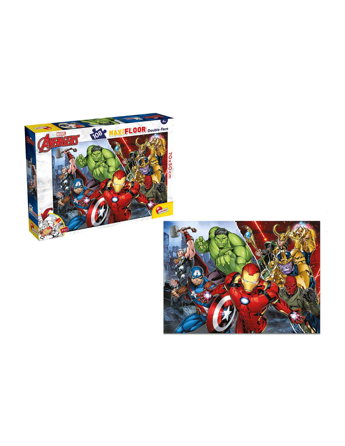 Marvel Puzzle Df Maxi Floor 108 Avengers