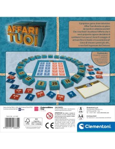 Affari tuoi Pocket Clementoni – Gioco da tavolo tascabile 8+ anni con 20 pacchi e tabellone