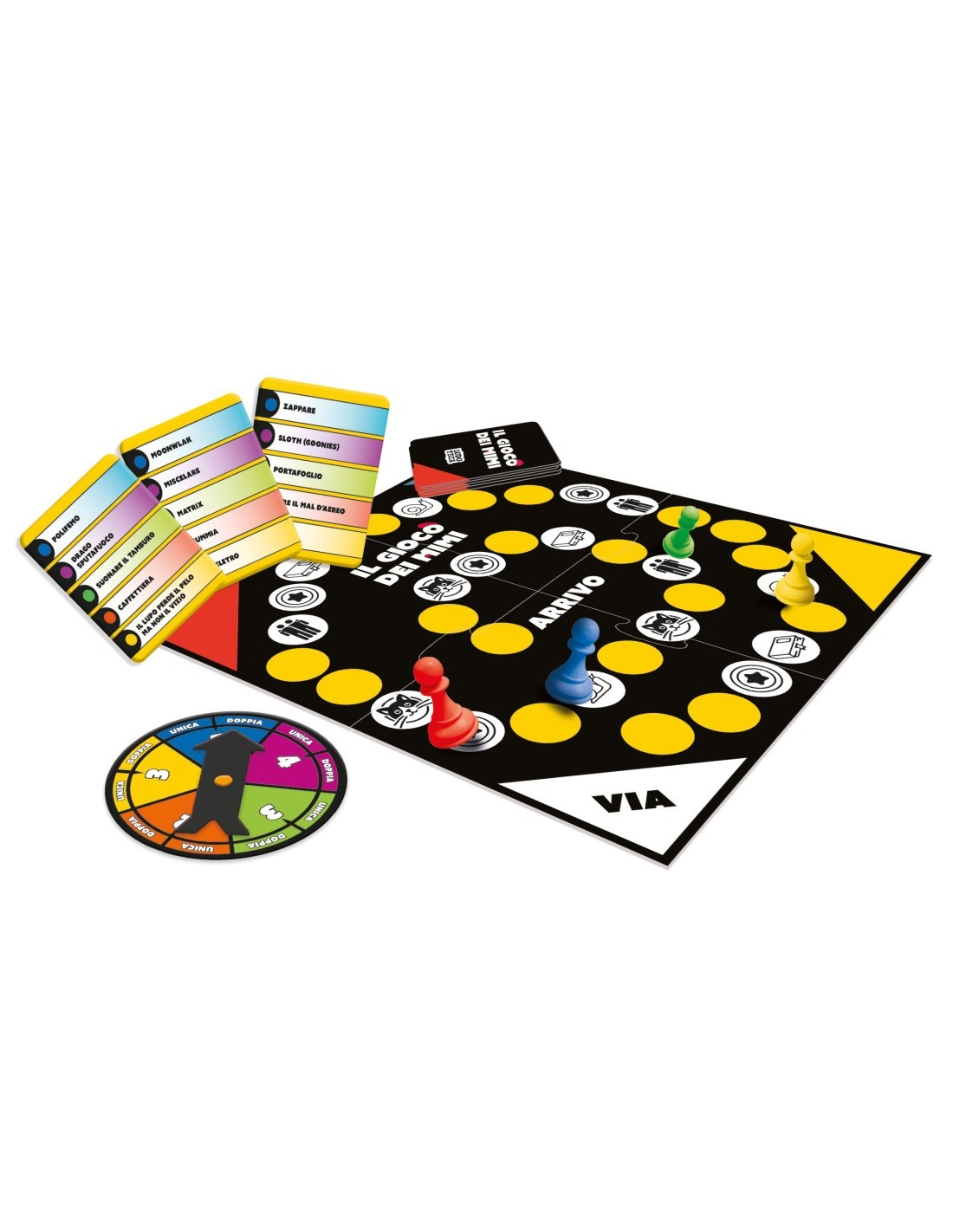 LUDOTECA 110469 IL GIOCO DEI MIMI GIOCO DA TAVOLO, CARTE E PEDINE