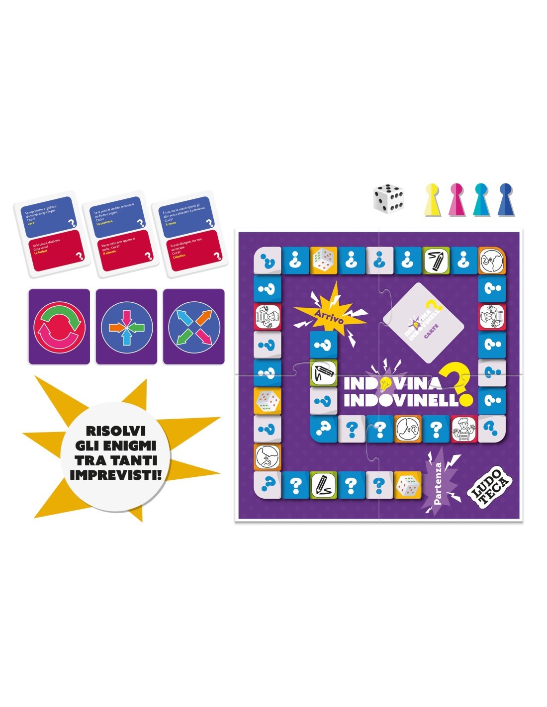 LUDOTECAINDOVINA INDOVINELLO, GIOCO DA TAVOLO, QUIZ E SFIDE