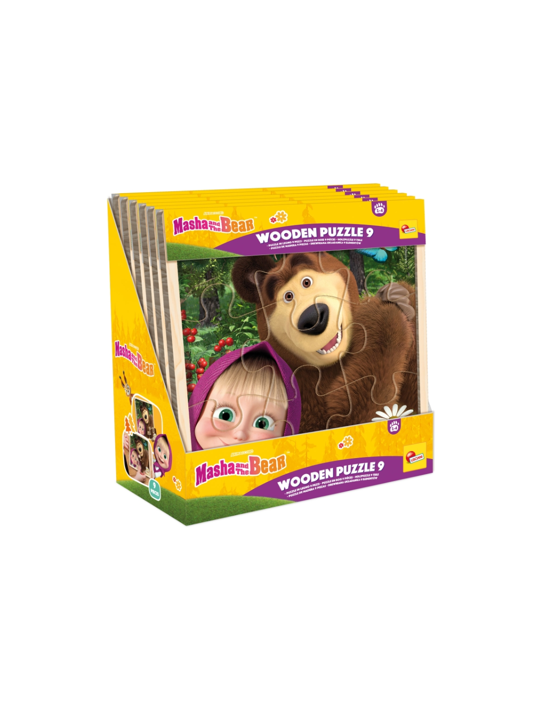 MASHA ORSO PUZZLE LEGNO 9PZ