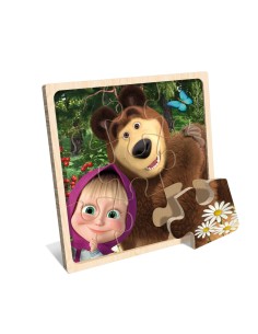 MASHA ORSO PUZZLE LEGNO 9PZ