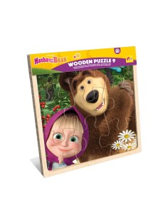 MASHA ORSO PUZZLE LEGNO 9PZ