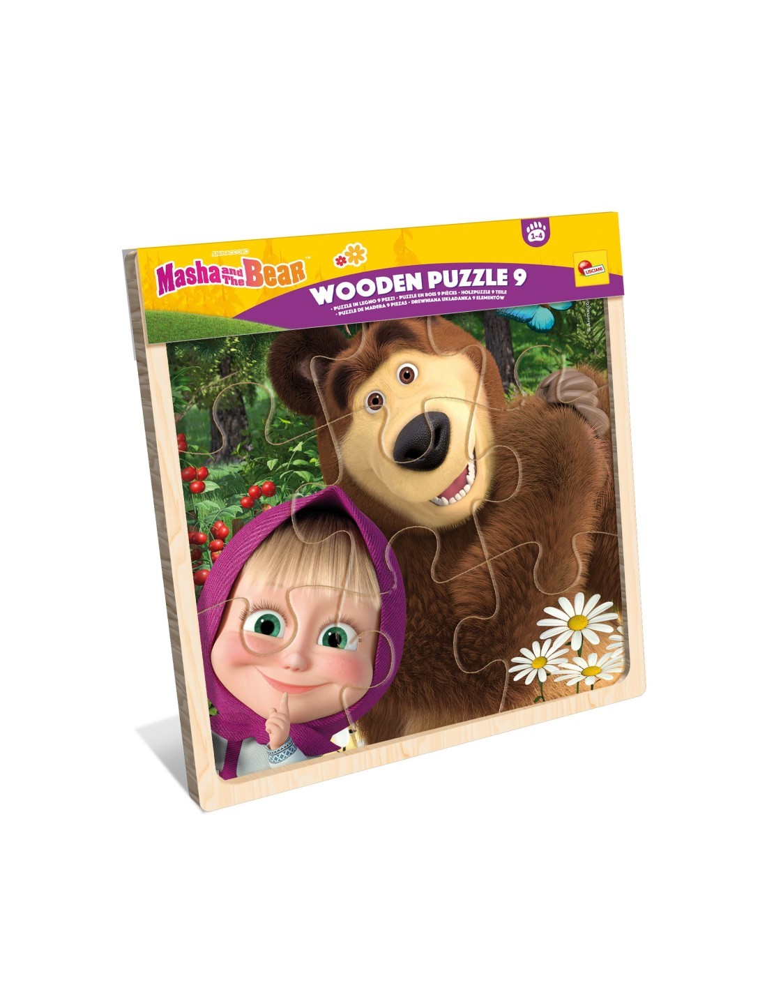 MASHA ORSO PUZZLE LEGNO 9PZ