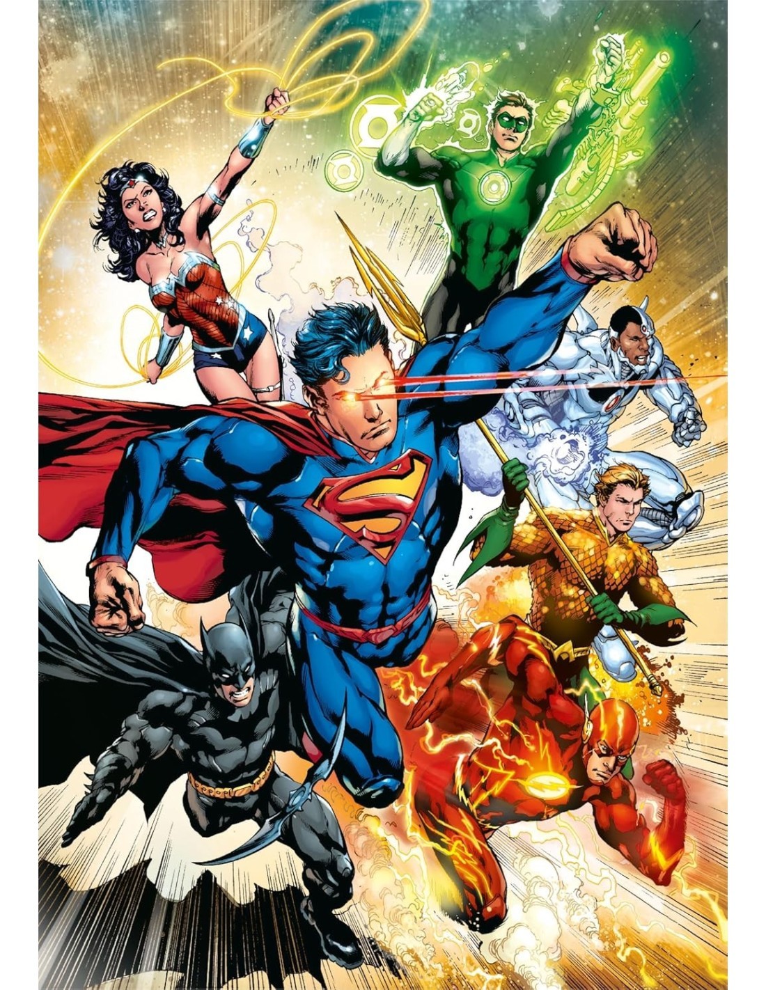 PUZZLE 500PZ CLEMENTONI CON POSTER SUPEREROI DC 35531