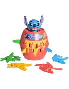 Stitch Pop‑Up Disney – Gioco da Tavolo Interattivo con Barile e Tavole da Surf