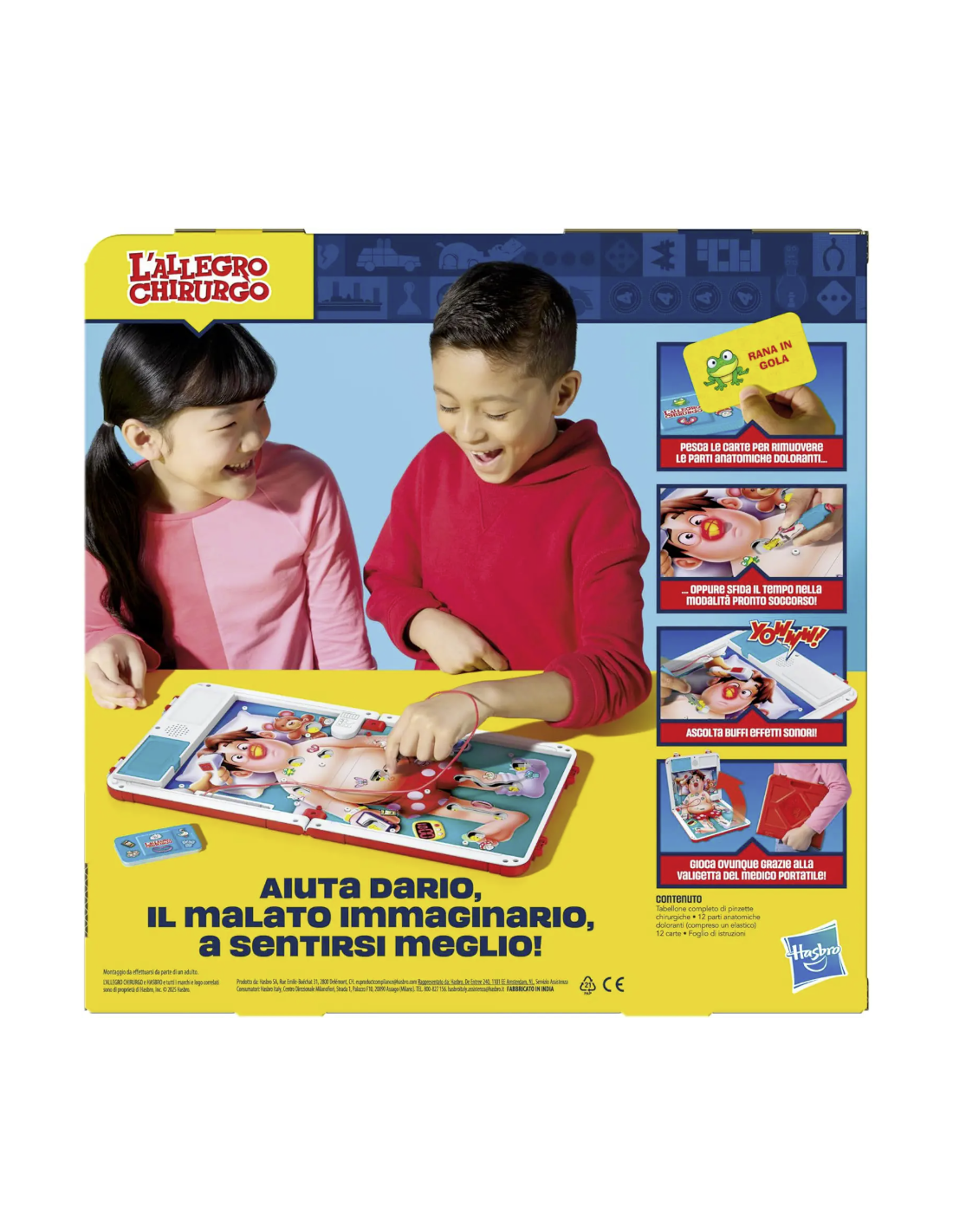 GIOCO DA TAVOLO L'ALLEGRO CHIURURGO HASBRO G0951