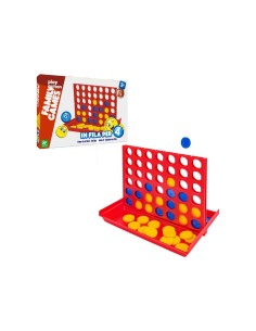 GIOCO, IN FILA PER 4, STRATEGIA, 2 GIOCATORI, COLORI ASSORTITI, GLOBO 42984, DA TAVOLO