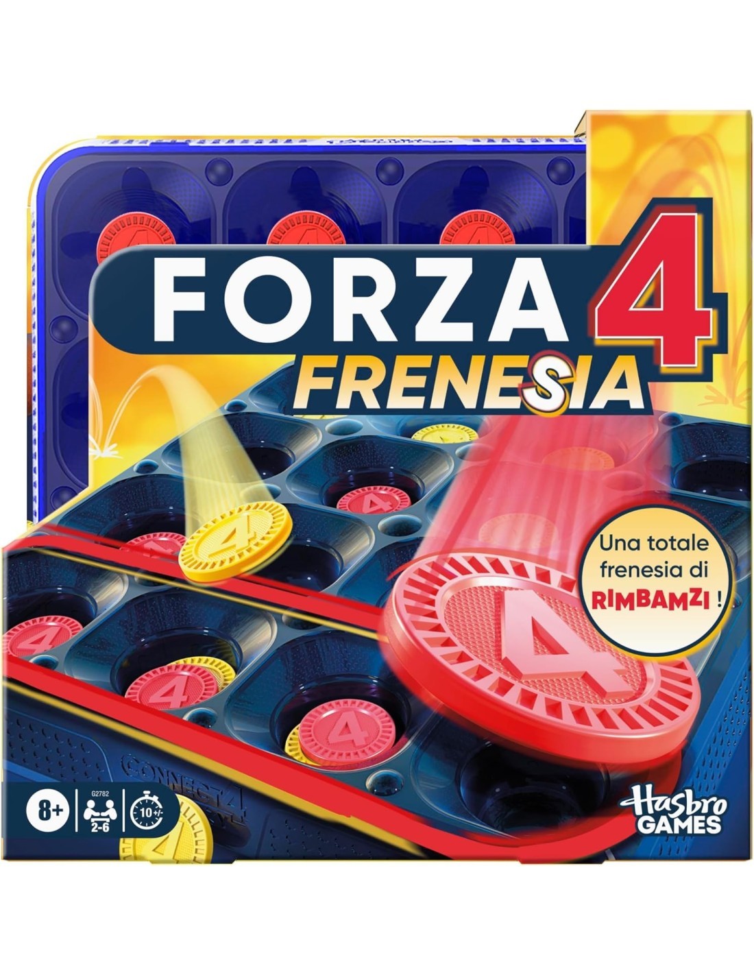 GIOCO DA TAVOLO FORZA 4 FRENESIA HASBRO G2782