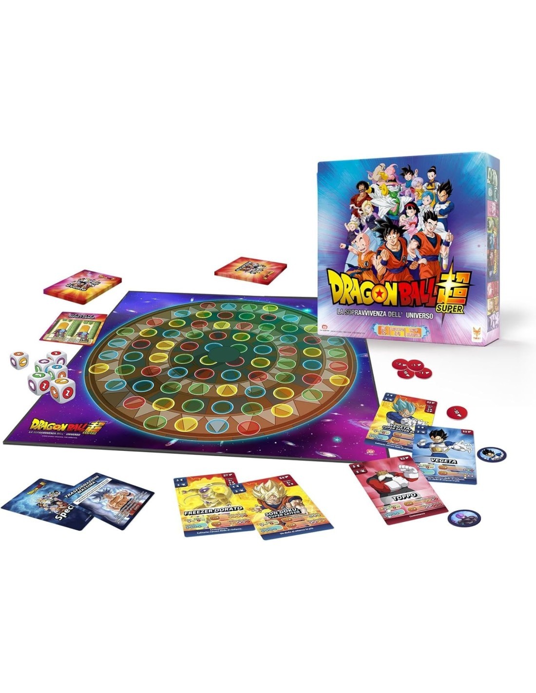 Dragon Ball Super – La Sopravvivenza dell’Universo Rocco Giocattoli – Gioco da Tavolo Strategico