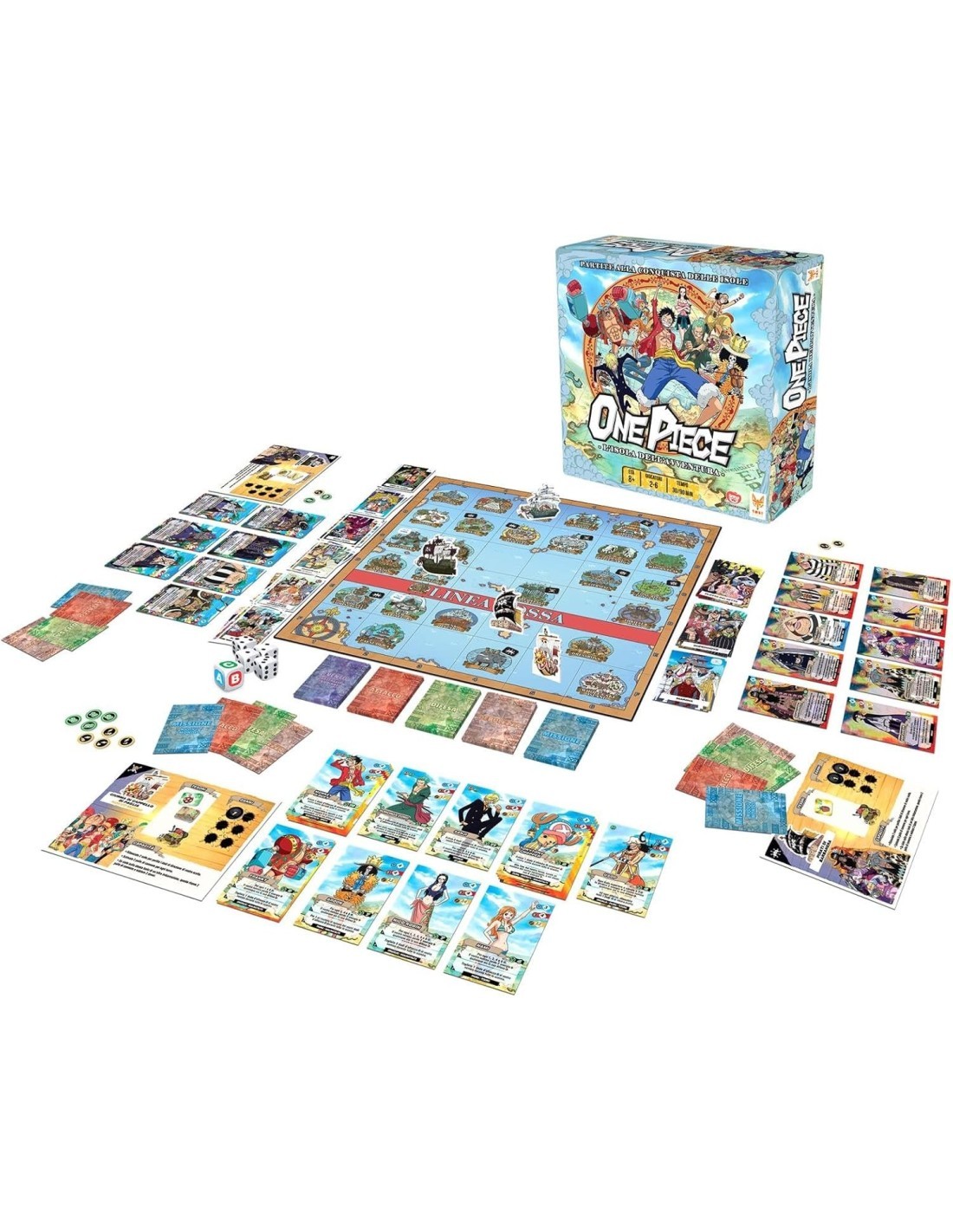 One Piece – L’Isola dell’Avventura Rocco Giocattoli – Gioco da Tavolo Strategico