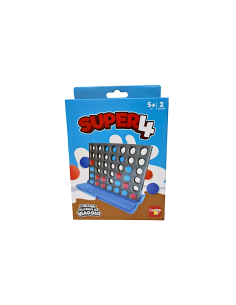 Rocco Giocattoli Super 4 Travel – Gioco di Strategia Versione da Viaggio