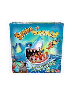 SFIDA LO SQUALO, GIOCO DA TAVOLO INTERATTIVO, GIOCO D’AZIONE PER BAMBINI, DAI 4 ANNI, SENZA BATTERIE