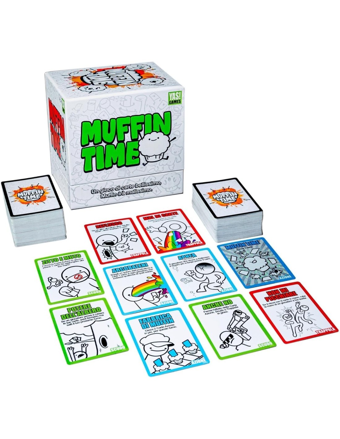 MUFFIN TIME GIOCO, L’UNICO IN ITALIANO, GIOCO DA TAVOLO 2-8 GIOCATORI, ETA’ 13+