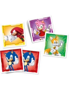 MEMO SONIC, GIOCO DI MEMORIA E ASSOCIAZIONE, CARTE DA ACCOPPIARE, GIOCO EDUCATIVO, BAMBINI 3+ ANNI 2